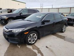 Salvage cars for sale from Copart Haslet, TX: 2017 Honda Civic LX