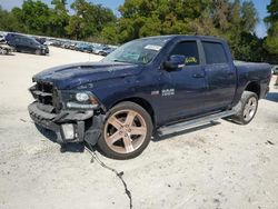 Salvage cars for sale from Copart Ocala, FL: 2017 Dodge RAM 1500 Sport