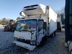 Salvage trucks for sale at West Warren, MA auction: 2018 Isuzu NPR XD