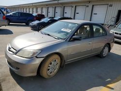 Salvage cars for sale at Louisville, KY auction: 2005 Honda Civic LX