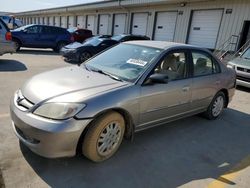 Honda salvage cars for sale: 2005 Honda Civic LX