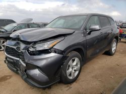 Salvage cars for sale from Copart Elgin, IL: 2023 Toyota Highlander L