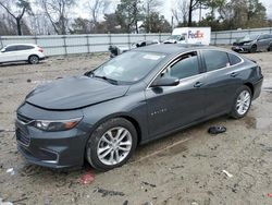 Chevrolet salvage cars for sale: 2017 Chevrolet Malibu LT