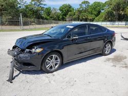 Ford Fusion SE salvage cars for sale: 2018 Ford Fusion SE