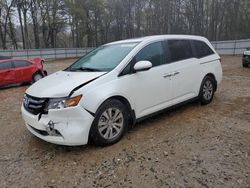 Salvage cars for sale from Copart Austell, GA: 2016 Honda Odyssey EXL