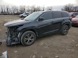 Toyota Vehiculos salvage en venta: 2016 Toyota Highlander XLE