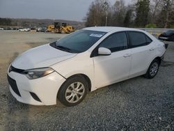 Toyota salvage cars for sale: 2015 Toyota Corolla L