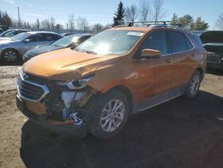 Salvage cars for sale at Bowmanville, ON auction: 2018 Chevrolet Equinox LT