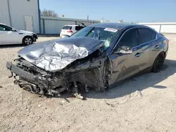Salvage cars for sale at Temple, TX auction: 2018 Infiniti Q50 Luxe