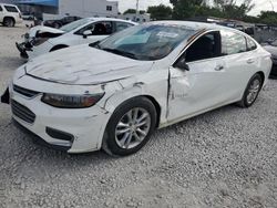 Chevrolet Malibu salvage cars for sale: 2016 Chevrolet Malibu LT