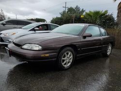 Chevrolet Montecarlo salvage cars for sale: 1998 Chevrolet Monte Carlo LS