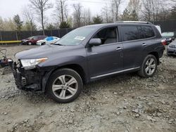 Salvage cars for sale at Waldorf, MD auction: 2013 Toyota Highlander Limited
