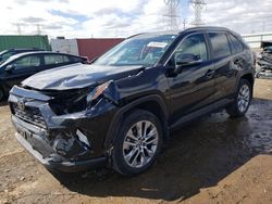 Salvage cars for sale from Copart Elgin, IL: 2022 Toyota Rav4 XLE Premium