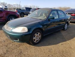 Salvage cars for sale at New Britain, CT auction: 1999 Honda Civic EX