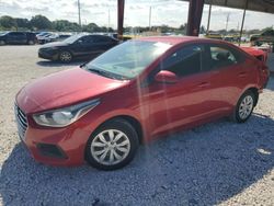 Hyundai Accent SE salvage cars for sale: 2021 Hyundai Accent SE