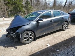 Salvage cars for sale from Copart Northfield, OH: 2021 KIA Forte FE