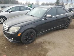 Salvage cars for sale from Copart Ontario Auction, ON: 2008 Mercedes-Benz C 300 4matic