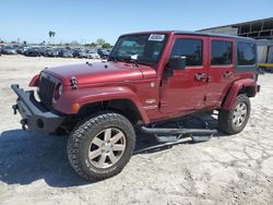 Salvage cars for sale at Corpus Christi, TX auction: 2013 Jeep Wrangler Unlimited Sahara