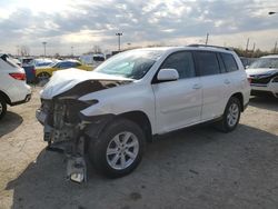 Salvage cars for sale from Copart Indianapolis, IN: 2011 Toyota Highlander Base