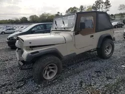 Salvage SUVs for sale at auction: 1995 Jeep Wrangler / YJ S