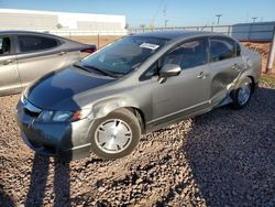 Honda salvage cars for sale: 2009 Honda Civic Hybrid