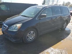 Salvage cars for sale at Bowmanville, ON auction: 2007 Honda Odyssey EXL