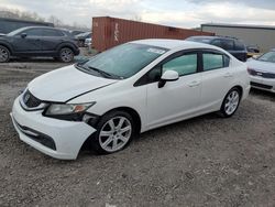 Salvage cars for sale from Copart Hueytown, AL: 2013 Honda Civic LX