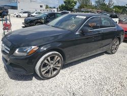 2016 Mercedes-Benz C 300 4matic en venta en Opa Locka, FL