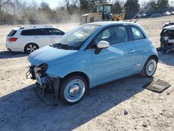 Fiat 500 salvage cars for sale: 2015 Fiat 500 Lounge