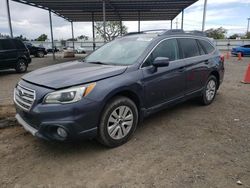 Subaru Vehiculos salvage en venta: 2015 Subaru Outback 2.5I Premium