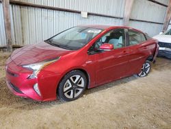 Salvage cars for sale from Copart Houston, TX: 2016 Toyota Prius