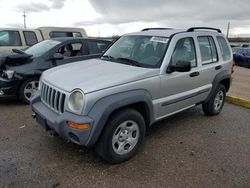 Salvage cars for sale from Copart Tucson, AZ: 2003 Jeep Liberty Sport