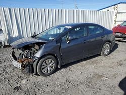 Honda salvage cars for sale: 2012 Honda Civic LX