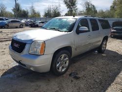 Salvage cars for sale from Copart Midway, FL: 2011 GMC Yukon XL C1500 SLT