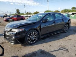 Salvage cars for sale from Copart Miami, FL: 2017 Acura TLX Tech