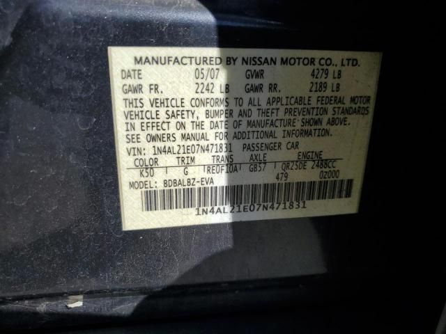 2007 Nissan Altima 2.5