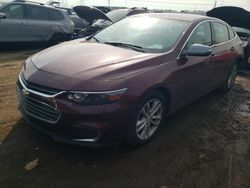 Salvage cars for sale from Copart Elgin, IL: 2016 Chevrolet Malibu LT