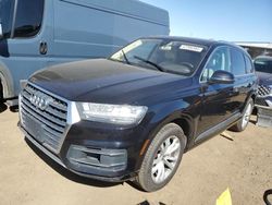 Salvage cars for sale at Brighton, CO auction: 2017 Audi Q7 Premium Plus