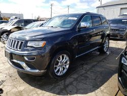 Jeep Grand Cherokee salvage cars for sale: 2014 Jeep Grand Cherokee Summit