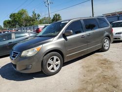 Salvage cars for sale at Riverview, FL auction: 2010 Volkswagen Routan SE