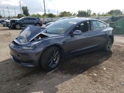 Salvage cars for sale from Copart Miami, FL: 2022 Tesla Model 3