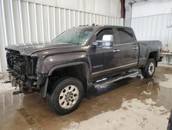 Salvage cars for sale at Franklin, WI auction: 2015 GMC Sierra K2500 SLT