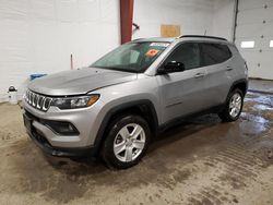Salvage cars for sale at Center Rutland, VT auction: 2022 Jeep Compass Latitude