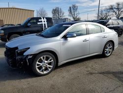 Salvage cars for sale at Moraine, OH auction: 2012 Nissan Maxima S