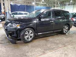 Salvage cars for sale from Copart Woodhaven, MI: 2017 Nissan Pathfinder S