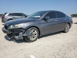 Salvage cars for sale from Copart Houston, TX: 2013 Honda Accord LX