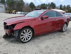 Salvage cars for sale at Mendon, MA auction: 2015 Cadillac ATS