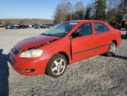 Salvage cars for sale from Copart Concord, NC: 2005 Toyota Corolla CE