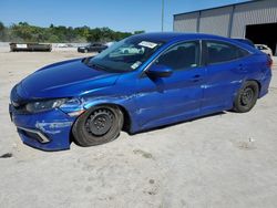 Salvage cars for sale at Apopka, FL auction: 2019 Honda Civic LX