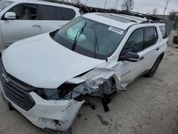 Chevrolet Traverse Premier salvage cars for sale: 2021 Chevrolet Traverse Premier
